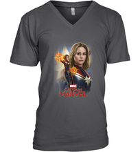 Load image into Gallery viewer, Marvel Captain Marvel Powers Portrait Men's V-Neck
