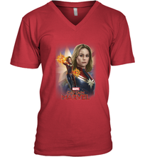 Load image into Gallery viewer, Marvel Captain Marvel Powers Portrait Men's V-Neck
