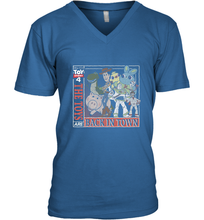 Load image into Gallery viewer, Disney Pixar Toy Story 4 Toys Are Back In Town Men's V-Neck

