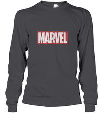 Load image into Gallery viewer, Marvel Classic Distressed Logo Long Sleeve T-Shirt
