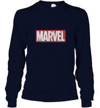 Load image into Gallery viewer, Marvel Classic Distressed Logo Long Sleeve T-Shirt

