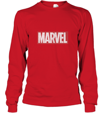 Load image into Gallery viewer, Marvel Classic Distressed Logo Long Sleeve T-Shirt
