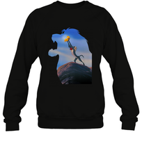 Load image into Gallery viewer, Disney Lion King Rafiki Holding Baby Simba Crewneck Sweatshirt
