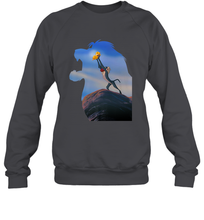 Load image into Gallery viewer, Disney Lion King Rafiki Holding Baby Simba Crewneck Sweatshirt

