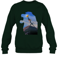 Load image into Gallery viewer, Disney Lion King Rafiki Holding Baby Simba Crewneck Sweatshirt
