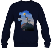 Load image into Gallery viewer, Disney Lion King Rafiki Holding Baby Simba Crewneck Sweatshirt

