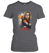 Load image into Gallery viewer, Marvel Captain Marvel Powers Portrait Women's T-Shirt
