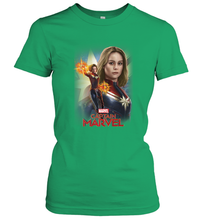 Load image into Gallery viewer, Marvel Captain Marvel Powers Portrait Women's T-Shirt
