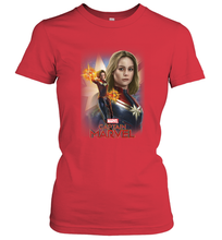 Load image into Gallery viewer, Marvel Captain Marvel Powers Portrait Women's T-Shirt
