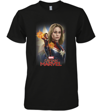 Load image into Gallery viewer, Marvel Captain Marvel Powers Portrait Men's Premium T-Shirt
