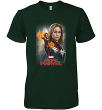 Load image into Gallery viewer, Marvel Captain Marvel Powers Portrait Men's Premium T-Shirt
