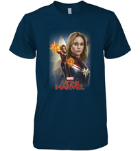 Load image into Gallery viewer, Marvel Captain Marvel Powers Portrait Men's Premium T-Shirt

