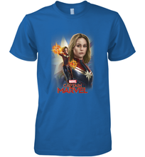 Load image into Gallery viewer, Marvel Captain Marvel Powers Portrait Men's Premium T-Shirt
