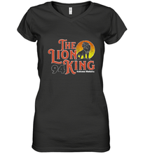 Load image into Gallery viewer, Disney Lion King Distressed 1994 Logo Women's V-Neck T-Shirt
