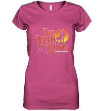 Load image into Gallery viewer, Disney Lion King Distressed 1994 Logo Women's V-Neck T-Shirt
