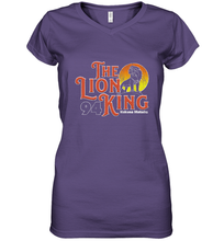Load image into Gallery viewer, Disney Lion King Distressed 1994 Logo Women's V-Neck T-Shirt
