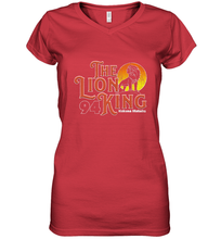 Load image into Gallery viewer, Disney Lion King Distressed 1994 Logo Women's V-Neck T-Shirt

