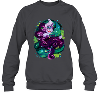 Load image into Gallery viewer, Disney The Little Mermaid Ursula Sea Witch Painting Crewneck Sweatshirt
