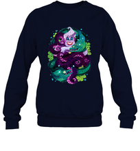 Load image into Gallery viewer, Disney The Little Mermaid Ursula Sea Witch Painting Crewneck Sweatshirt
