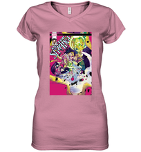 Load image into Gallery viewer, Marvel Doctor Strange Loki Fight Comic Cover Women's V-Neck T-Shirt
