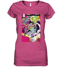 Load image into Gallery viewer, Marvel Doctor Strange Loki Fight Comic Cover Women's V-Neck T-Shirt
