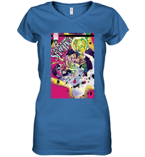 Load image into Gallery viewer, Marvel Doctor Strange Loki Fight Comic Cover Women's V-Neck T-Shirt
