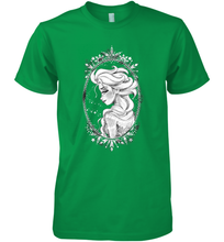 Load image into Gallery viewer, Disney Frozen Elsa Sketch Portrait Snowflakes Men's Premium T-Shirt
