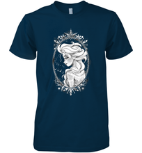 Load image into Gallery viewer, Disney Frozen Elsa Sketch Portrait Snowflakes Men's Premium T-Shirt
