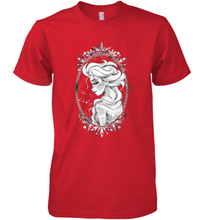 Load image into Gallery viewer, Disney Frozen Elsa Sketch Portrait Snowflakes Men's Premium T-Shirt
