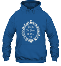 Load image into Gallery viewer, Disney Snow White You're The Fairest Mirror Hooded Sweatshirt
