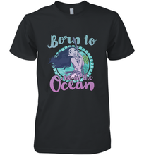 Load image into Gallery viewer, Disney Moana Born To Be In The Ocean Painted Men's Premium T-Shirt
