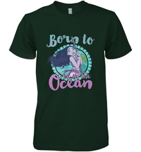 Load image into Gallery viewer, Disney Moana Born To Be In The Ocean Painted Men's Premium T-Shirt
