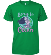 Load image into Gallery viewer, Disney Moana Born To Be In The Ocean Painted Men's Premium T-Shirt
