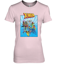 Load image into Gallery viewer, Marvel X Men Animated Series Poster Retro 90s Women's Premium T-Shirt
