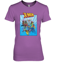 Load image into Gallery viewer, Marvel X Men Animated Series Poster Retro 90s Women's Premium T-Shirt
