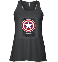Load image into Gallery viewer, Marvel Gamerverse Captain America Symbol Hexagon Background Women's Racerback Tank
