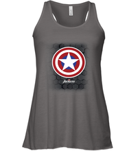 Load image into Gallery viewer, Marvel Gamerverse Captain America Symbol Hexagon Background Women's Racerback Tank
