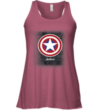 Load image into Gallery viewer, Marvel Gamerverse Captain America Symbol Hexagon Background Women's Racerback Tank
