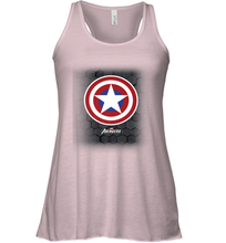 Load image into Gallery viewer, Marvel Gamerverse Captain America Symbol Hexagon Background Women's Racerback Tank
