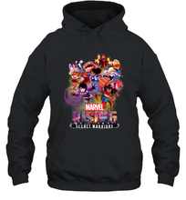 Load image into Gallery viewer, Marvel Rising Secret Warriors Hero Action Pose Collage Hooded Sweatshirt

