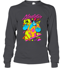 Load image into Gallery viewer, Disney Aladdin Genie In A Shirt Retro Abstract Long Sleeve T-Shirt
