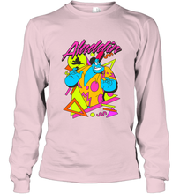 Load image into Gallery viewer, Disney Aladdin Genie In A Shirt Retro Abstract Long Sleeve T-Shirt
