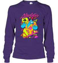 Load image into Gallery viewer, Disney Aladdin Genie In A Shirt Retro Abstract Long Sleeve T-Shirt
