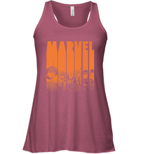 Load image into Gallery viewer, Marvel Avengers Halloween Logo Character Stencil Women's Racerback Tank
