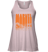 Load image into Gallery viewer, Marvel Avengers Halloween Logo Character Stencil Women's Racerback Tank
