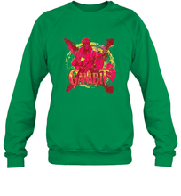 Load image into Gallery viewer, Marvel X Men Gambit Retro 90s Crewneck Sweatshirt
