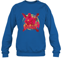 Load image into Gallery viewer, Marvel X Men Gambit Retro 90s Crewneck Sweatshirt
