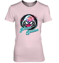 Load image into Gallery viewer, Marvel Rising Secret Warriors Ghost Spider Portrait Badge Women's Premium T-Shirt
