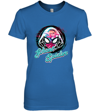 Load image into Gallery viewer, Marvel Rising Secret Warriors Ghost Spider Portrait Badge Women's Premium T-Shirt
