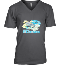 Load image into Gallery viewer, Marvel S.H.I.E.L.D. Helicarrier Protecting The Skies Men's V-Neck
